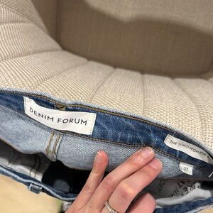 Denim Forum Yoko High Rise Slim - Light Blue Women's Jeans